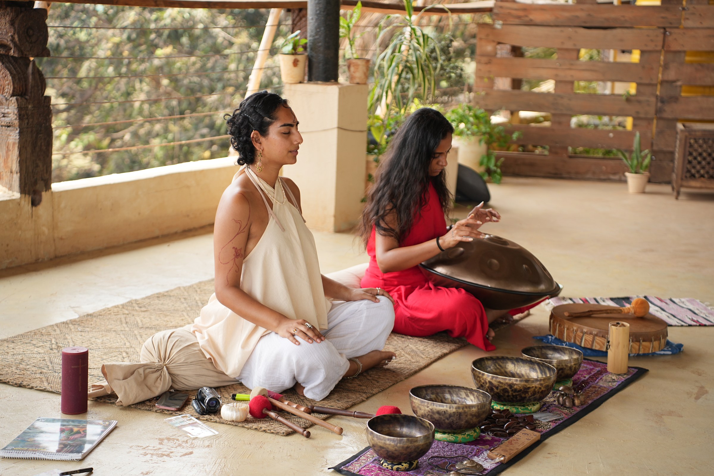 UMA facilitating a restorative retreat session